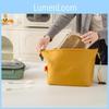 Solid Color Large Capacity Handbag Oil Proof Lunch Box Bag Insulated Bags Gift