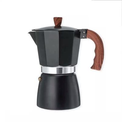 Leeseph Moka Pot, Italian Coffee Pot 150ml Stovetop Espresso Maker, Stovetop Camping Manual Cuban Coffee Percolator Machine