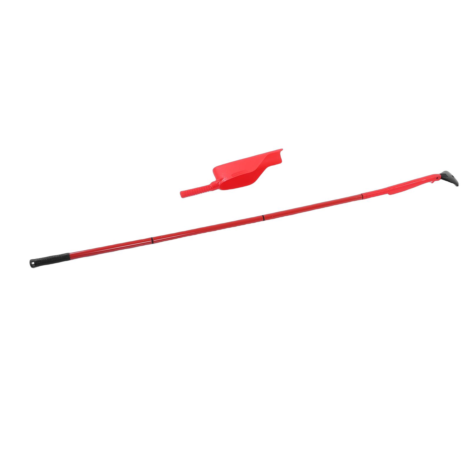 Gutter Cleaning Tools From The Ground, Gutter Cleaning Kit with Extension Pole, Lightweight Gutter Cleaner Brush, Leaf Scoop and Rake for