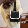 2025 New Small Retro Brown Backpack 2025 New Simple and Versatile Shoulder Bag Small Square Bag