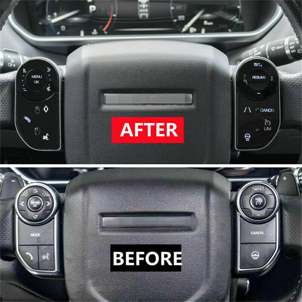 2Pcs Steering Wheel Control Switch Button For 14-17 Range Rover Sport L494 L462