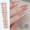 30Pcs Minimalist French Nail Tip Fake Nail Fashion Wearable False Nails Simple Full Cover Press On Nails DIY Wear Nail Tool