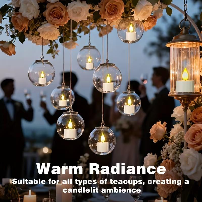 12PCS/set LED Candle Lights Magnetic Charging Candle Light Strip with Remote Control Perfect for Halloween, Christmas, and Weddings