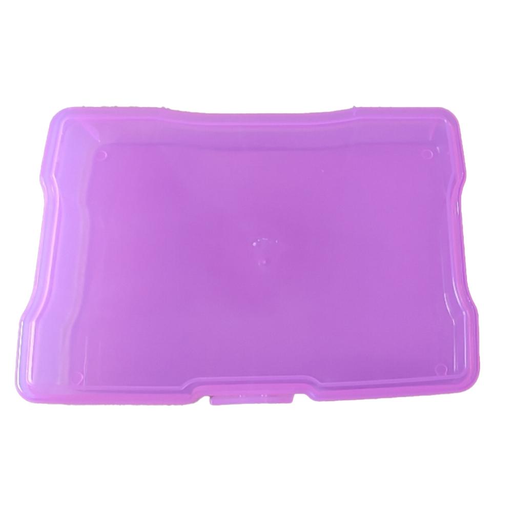 1pcs Photo Storage Box Buckle Design Multiple Color