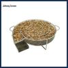 304 Stainless Steel Round Mesh Smoker Basket for BBQ