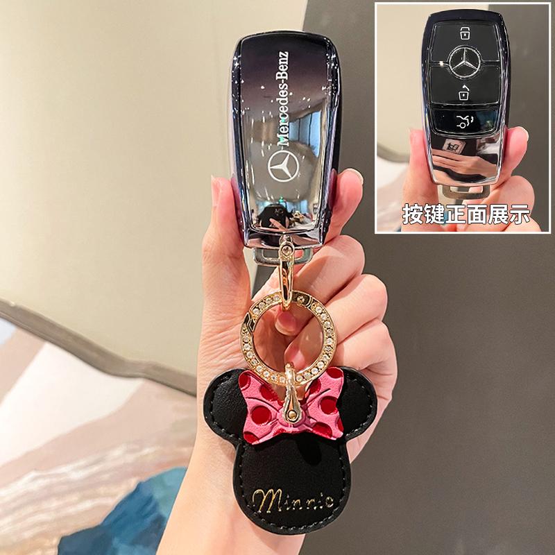 TPU Key Fob Cover For Mercedes Benz A B C E S Class W204 W205 W212 W213 W176 GLC MAYBACH Keyless Soft Case gfu1
