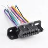 J1962F 16-Pin Female Socket with 10cm Colored Wires