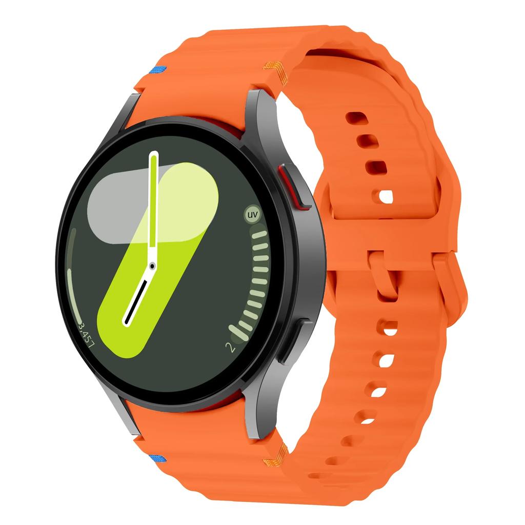 Original Silicone band for Samsung Watch 7 6 5 pro 44mm 40mm 45mm FE Sport Bracelet For Galaxy Watch 6Classic 43mm 47mm Strap