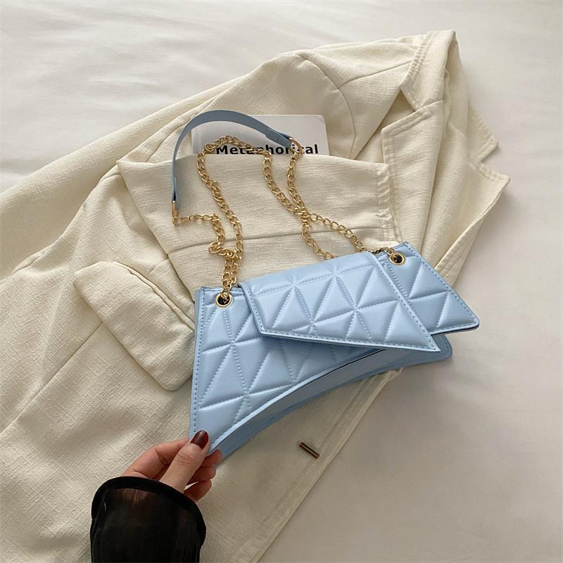 

Trendy Summer 2024 Pu Shoulder Bag Stylish Retro Crossbody Square Bag Medium синій