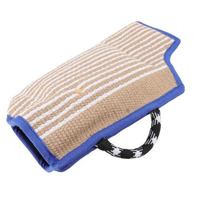 Manchette d'entraînement pour chien Protection de bras Réglable Confortable Jouet à tirer morsure de chien pour Berger Allemand