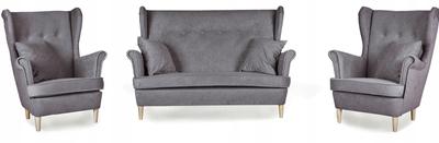 ARI Wingback Sofa Set, Scandinavian Armchairs,