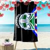New Zealand Warriors Print Beach Towel, Large Soft Quick Dry Towel for Beach Camping Swimming