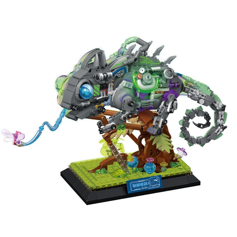 

Лучшая игрушка Китайские Строительные Блоки Механическое Творение Хамелеон Космический Осьминог Частицы Креативная Сборная Модель Tc2101