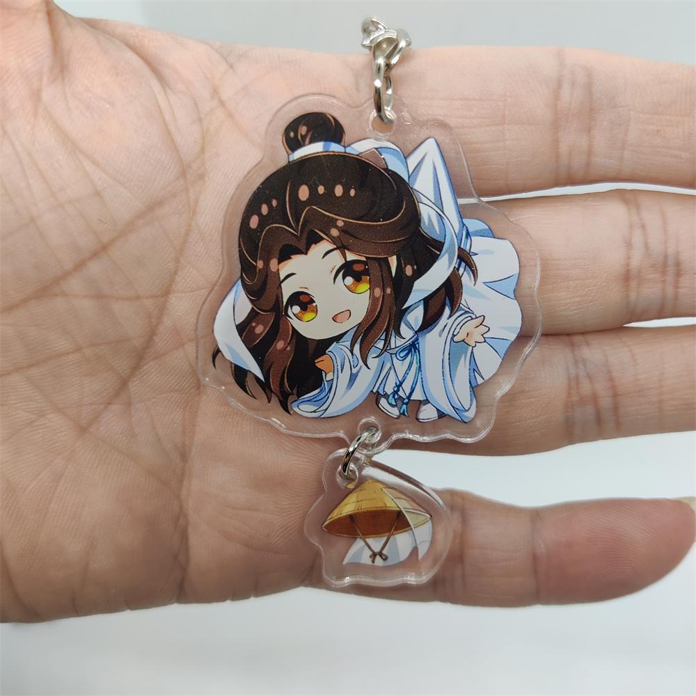 

Anime Tian Guan Ci Fu Keychain Xie Lian Hua Cheng Cosplay Cute Bag Pendant Heaven Official’s Blessing Cartoon Toys Keyring Gift