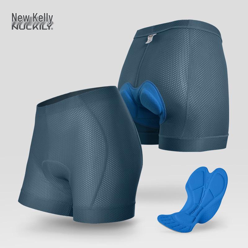 NUCKILY Women s Quick-Dry Cycling Underwear with Breathable, Shock-Absorbing Silicone Seat Pad 2XL