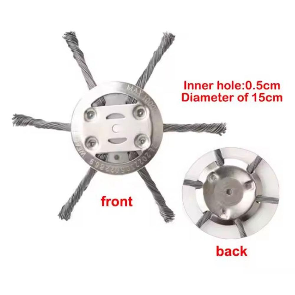 Steel Wire Grass Trimmer Head 2025 New String Trimmer Replacement Head, Wire Weed Trimmer Head Weed Remover Tool for Lawn Mower