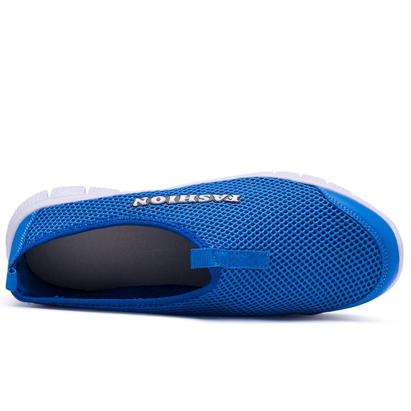 Été Couple Sports Maille Course Femmes Léger Respirant Confortable Décontracté Marche Chaussures d'Extérieur Grande Taille