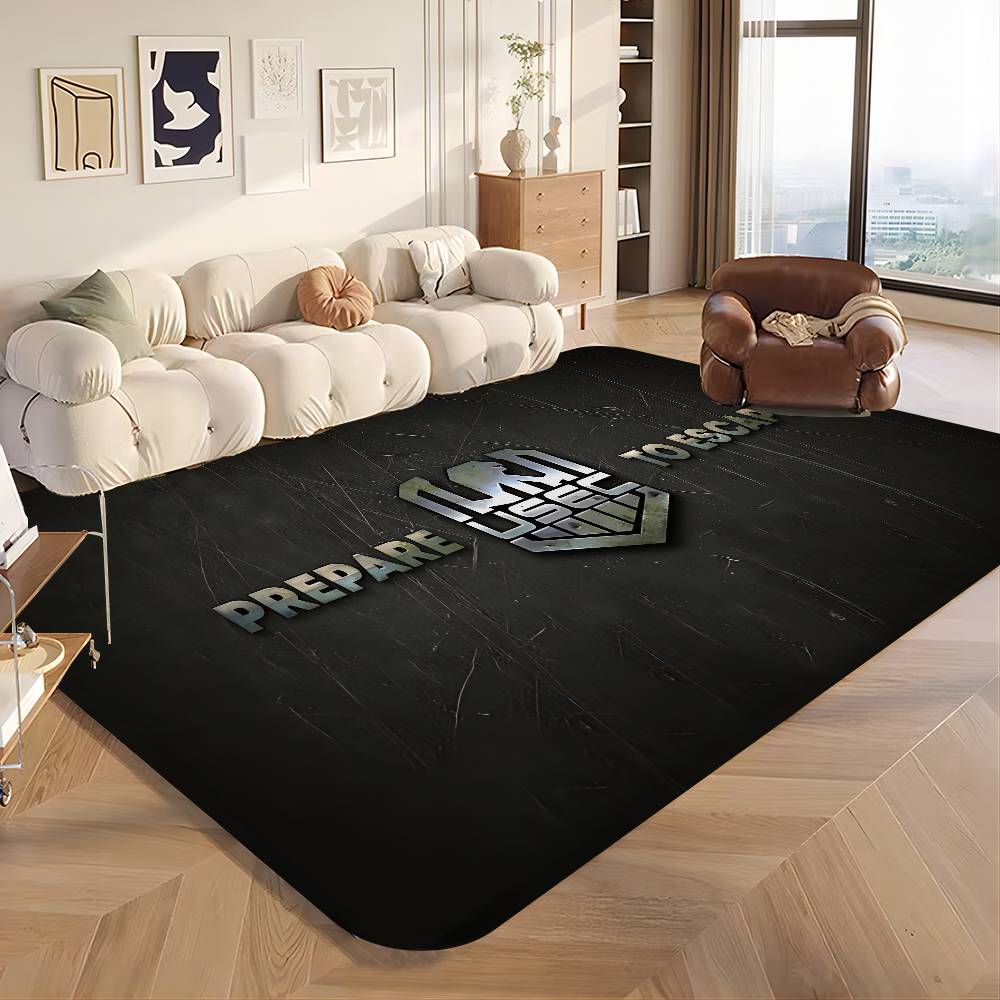 Game E-Escape From T-Tarkov Floor Mat Non-Slip Laundry Room Mat Laundry Decor Balcony Child Living Room Bedside Mats