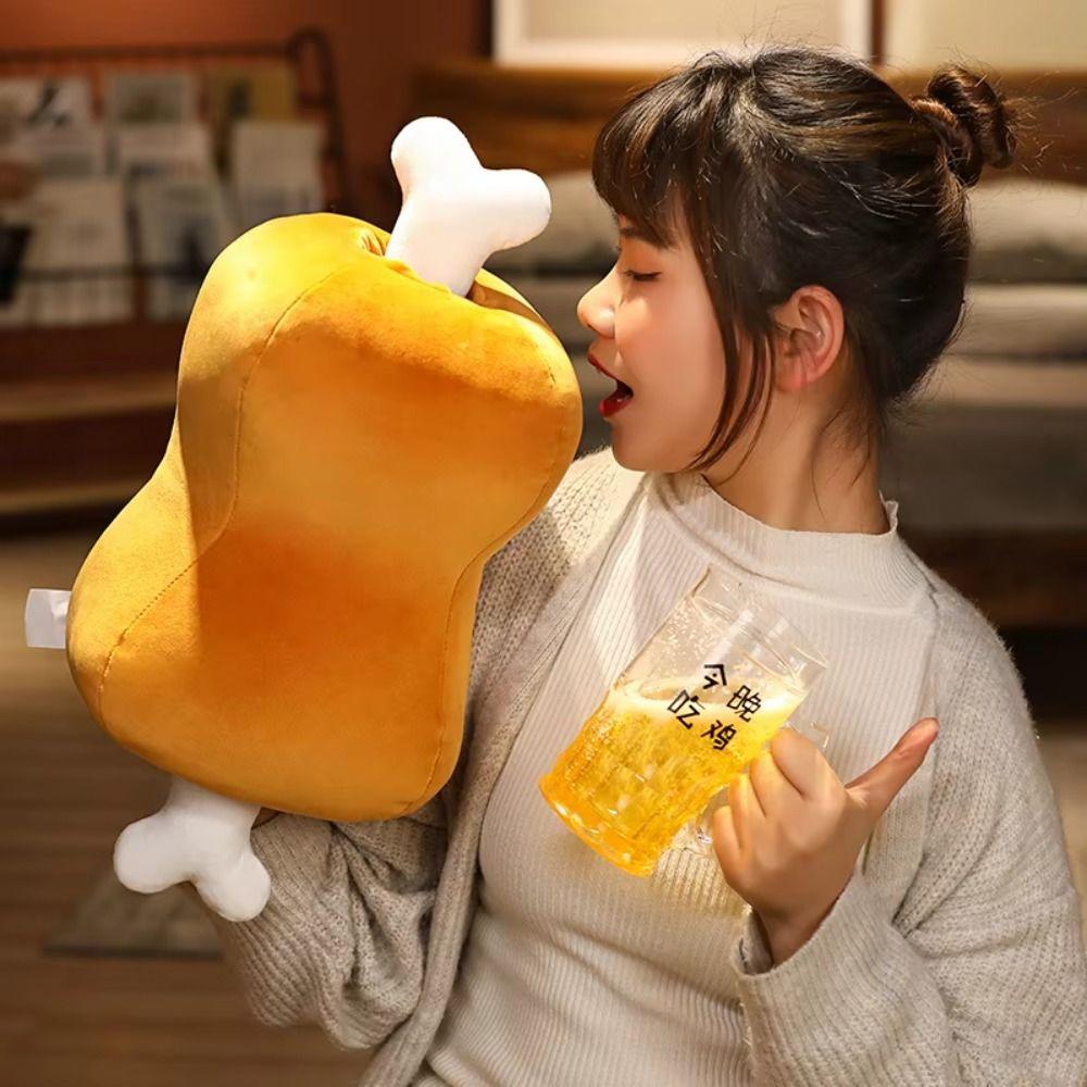 Soft Cartoon Dog Bone Cushion Removable Stuffed Plush Pillow Bone Plush Pillow  Throw Pillow