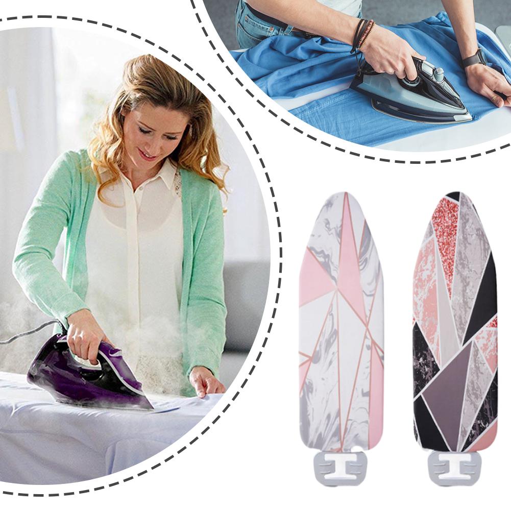 Wide Ironing Board Cover Thickened Ironing Heat Marble Pattern Stain Resistant Ironing Board Protector Cover
