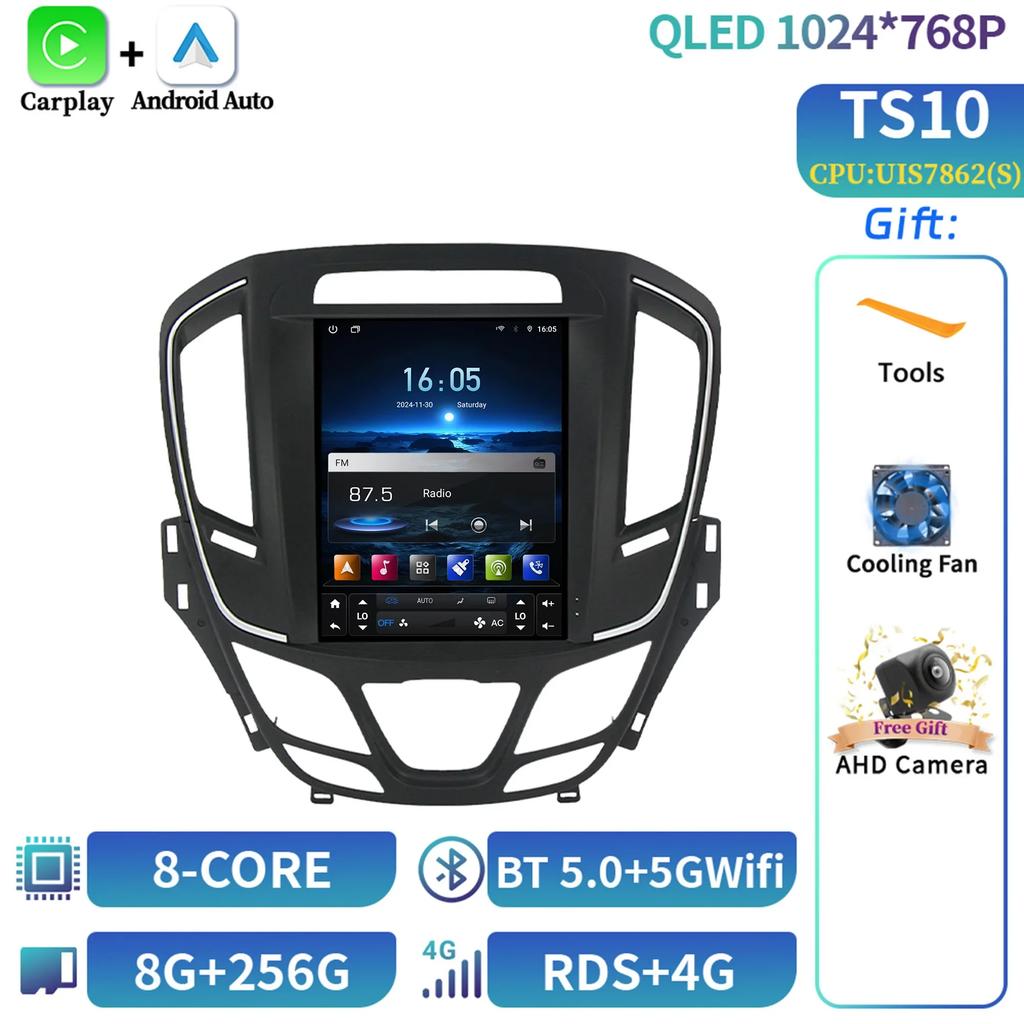 9.7" For Opel Insignia Buick Lacrosse Regal 2014-2018 Android Auto Radio Car Radio Multimedia GPS Carplay Multimedia Navigation