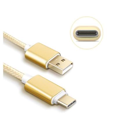 USB-C Cable - Xiaomi - Redmi Note 11/11S - Gold Nylon - 1 Meter - Charging and Data Transfer