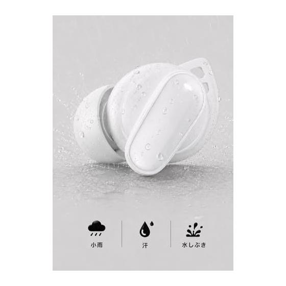 Bluetooth Earphones Wireless Earphones Equipped with 6 Silicone Microphones AI Smart ENC Calls IPX7 Water Resistant Up to 65 Hours Playback 2025