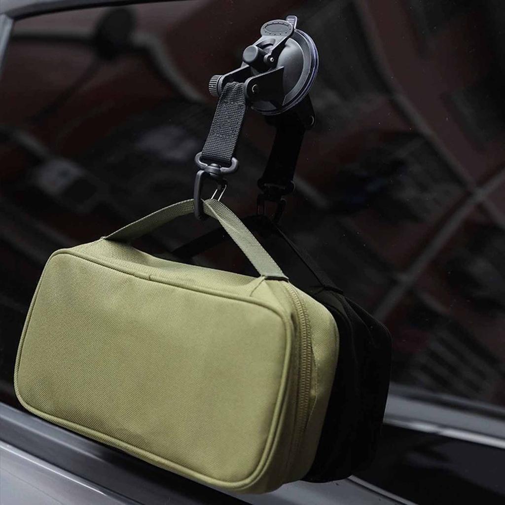 Car Tent Suction Cup with Hook – Strong Hold Portable Suction Anchor for Sun , Rain Shelter, Camping Canopy, Car Window Awning, Outdoor 