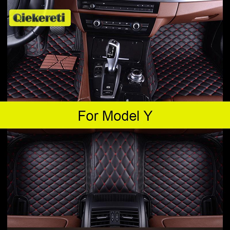 

Автомобильные коврики QIEKERETI для Tesla Model Y Foot Coche Accessories Auto