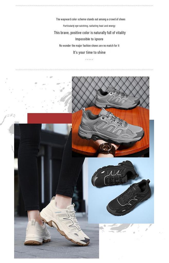 2025 Unisex Off-road Hiking & Running Shoes - Non-slip, Wear-Resistant Outdoor Sports Footwear
