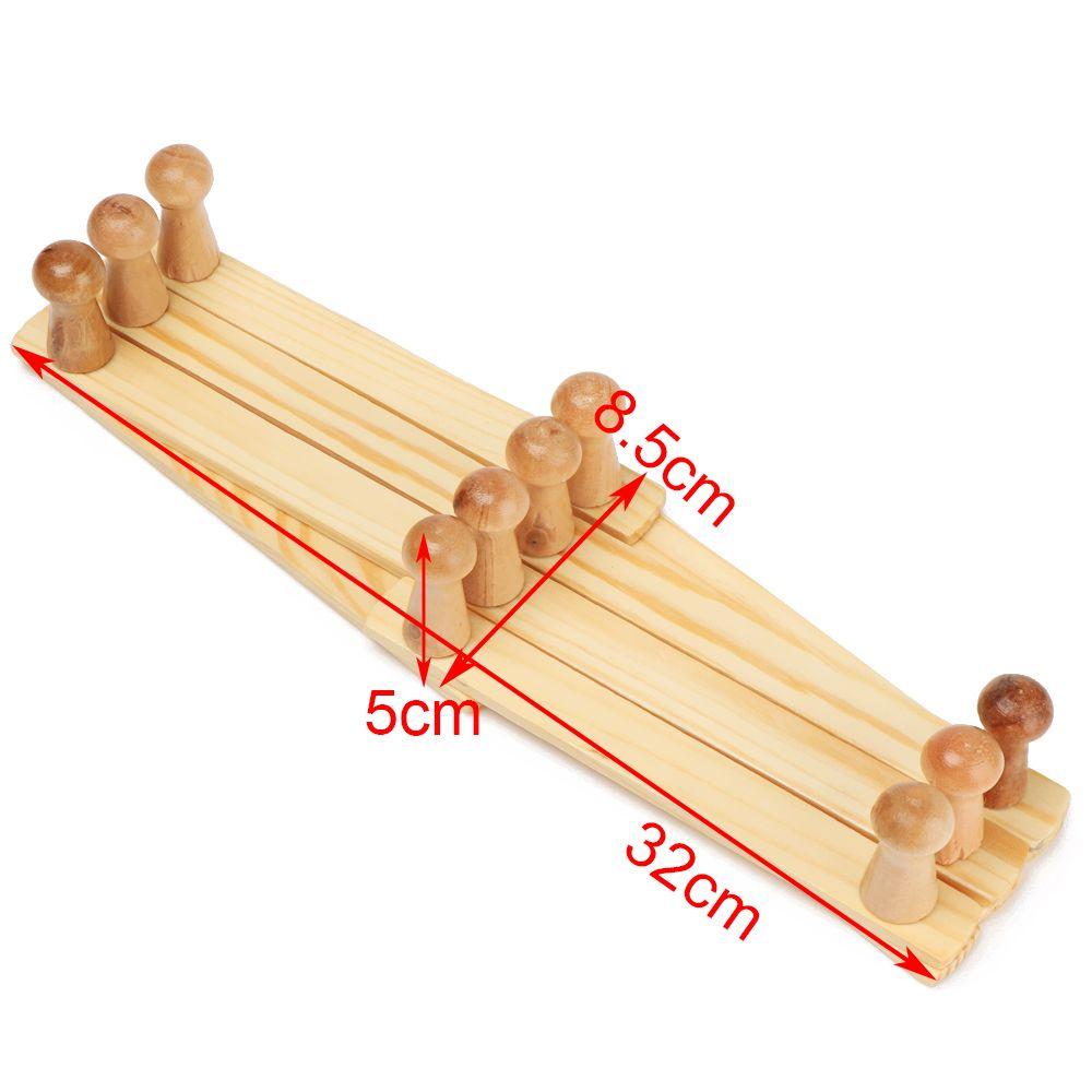 Expandable Storage Sundries Bag Fixed On Wall Fold Shelf Coat Hooks Natural Wood Clothes Hanger Hat Closet Hook