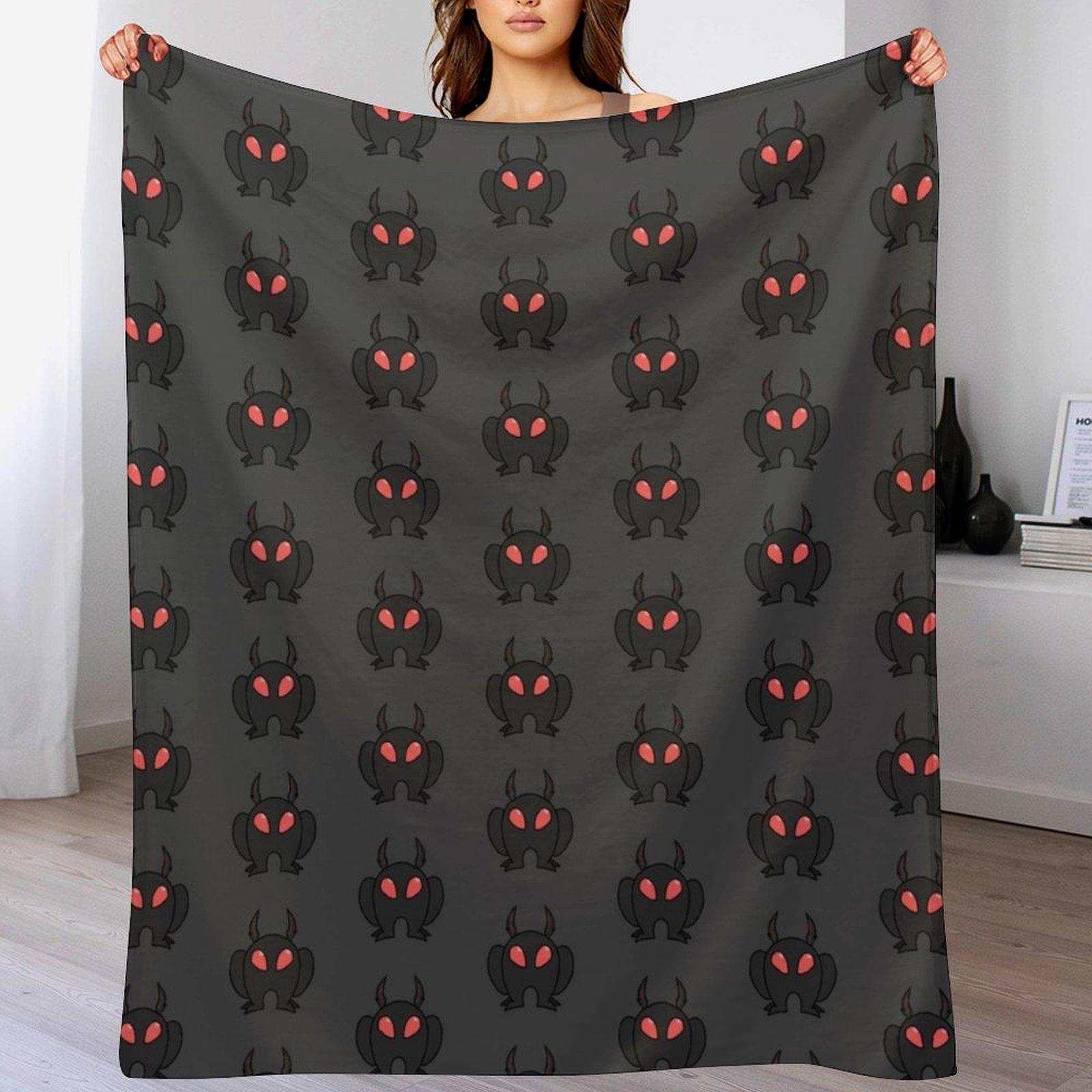 Mothman Throw Blanket Soft Plush Blanket as Housewarming Gift 102x76cm(40x30in)