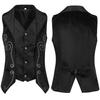 Men's Retro Gothic Medieval Banquet Vest Halloween Costume