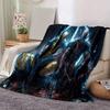 1pc Deadpool and Wolverine Printing Blanket - Soft, All-Season Throw for Living Room, Bedroom,Personalized Gift with Adorable Cartoon Design
