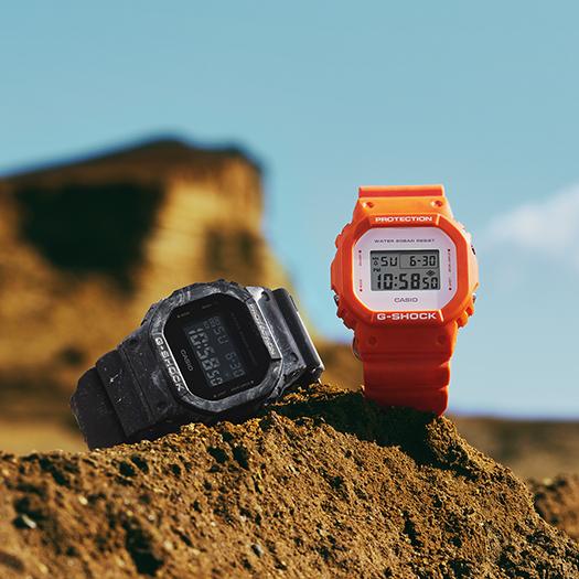 Casio G-SHOCK Men's Resin 200M Water Resistant Shock Resistant Alarm Quartz Watch DW-5600WS-1
