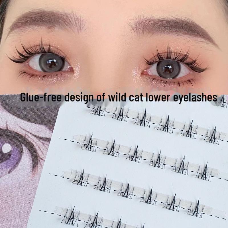 North Star High-Capacity Nude Makeup Lazy Segmented Self-Grafting Adhesive-Free Natural-Look Eyelashes