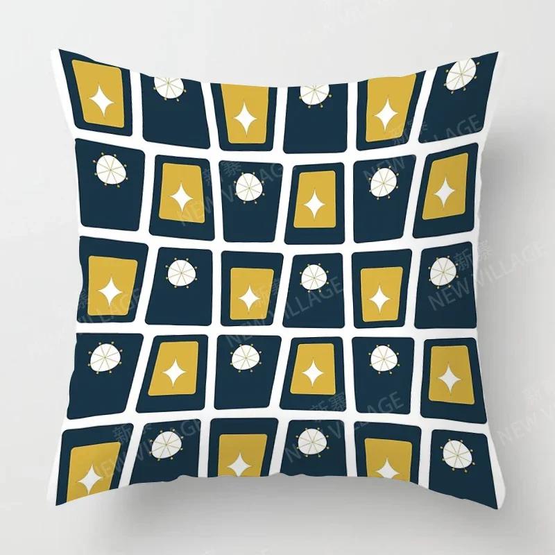 Nordic Fall Home Decor Autumn Throw Pillow Case Sofa Cushion Cover Modern X X X X Geometry