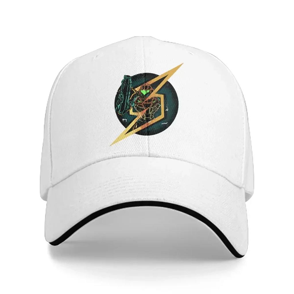 Samus Lightning Ball Baseball Cap Men Hats Women Visor Protection Snapback Super Metroid Caps