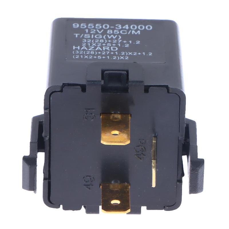 1pcs Car Turn Signal Flasher Relay 95550-34000 95550-39000 Flasher Relay Interior Parts Relays 5