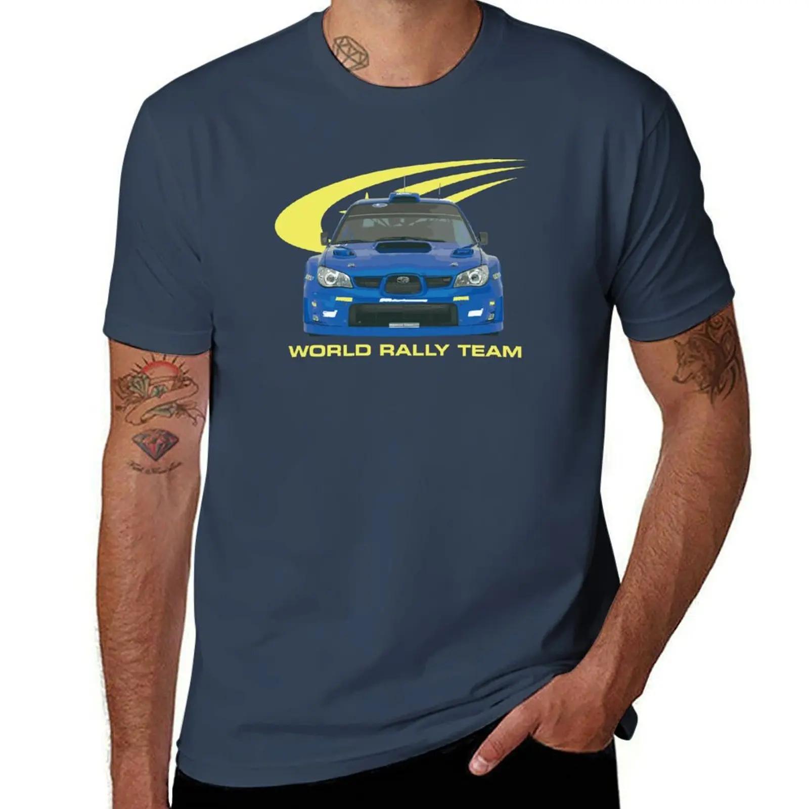 

WRC PETTER SOLBERG WORLD RALLY TEAM CAR 2007 T-Shirt Anime for A Boy Graphics Anime Clothes Men s T-shirts 4XL