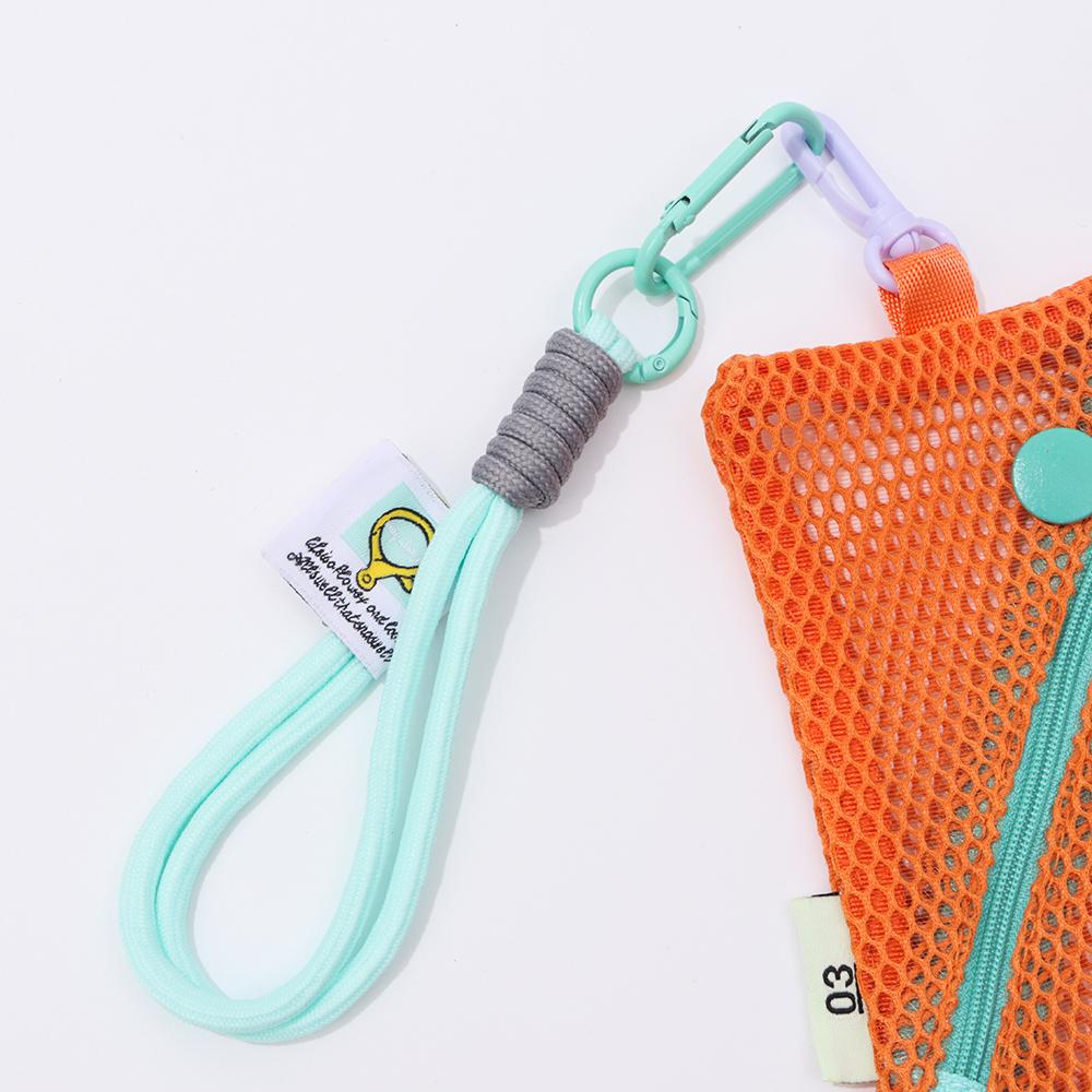 Dopamine Color Mesh Cosmetic Bag Candy Color Coin Purse Fashion Storage Bag