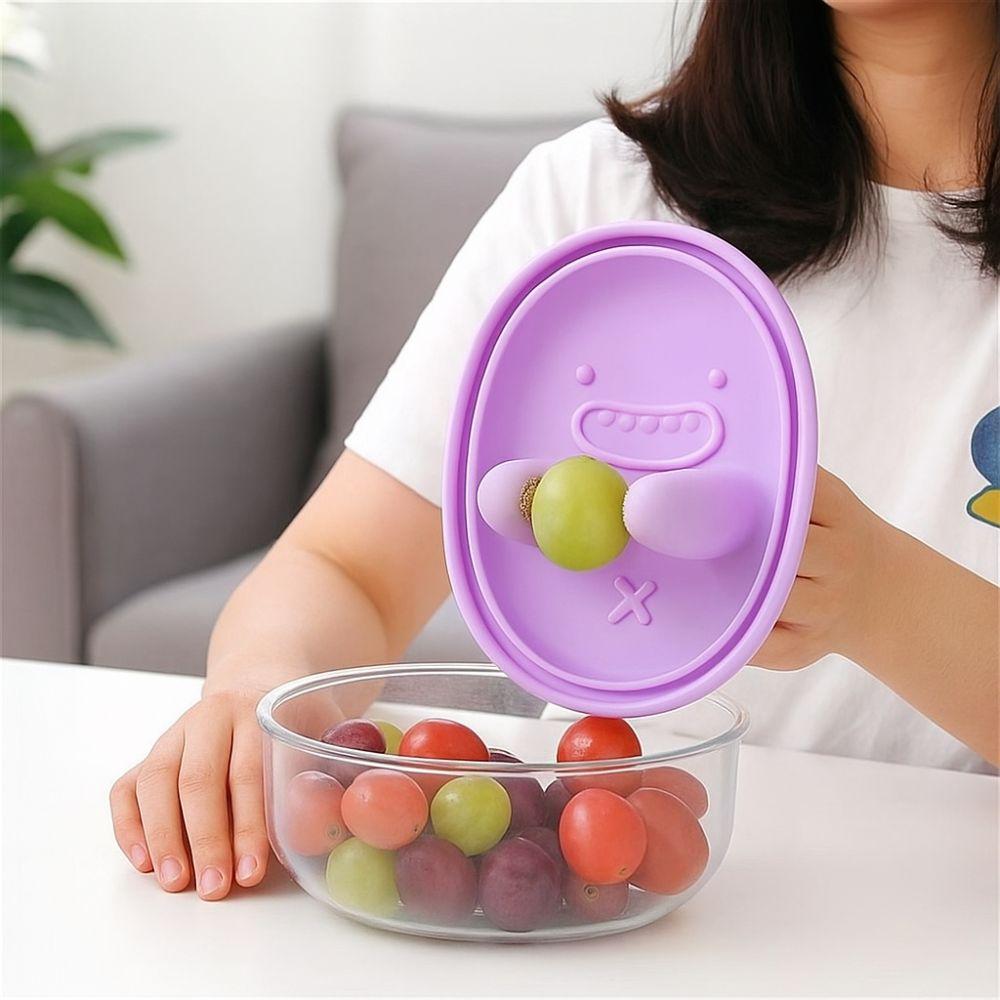 Easy-to-clean Silicone Lid Snack Storage Box Leak-Proof Multifunctional Lunch Box Reusable No-Mess Snack Organizer Picnic