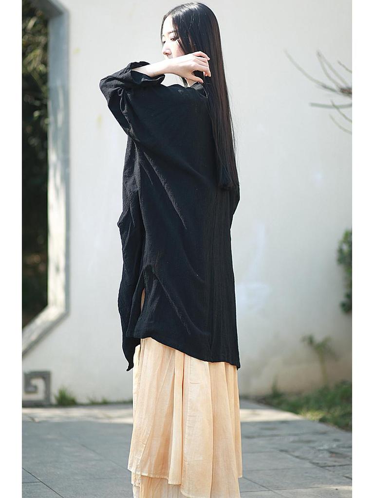 Zen Style Cotton Linen Cardigan - Spring/Summer Sun Protection