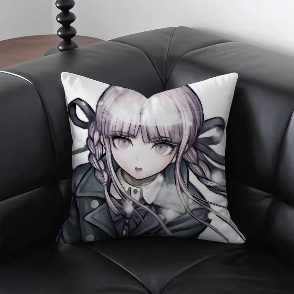 Anime Danganronpas Pillow Case Fashion Square Pillowcase Bedroom Sofa Room Ins Decoration Leisure