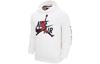 Jordan FW21 Alphabet Logo Pullover Hooded Fleece White DH9505-101