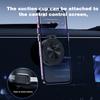 Magnetic Car Phone Holder Electric Vacuum Suction Cup Mount 360 Degrees Rotation Strong Grip Strong Magnetic Car Stand for IPhone