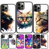 Creative Cute Pet Cat Animal Phone Case For iPhone 17 Air 15 16 Cover  11 13 14 Pro Max 12 Plus Max Fundas