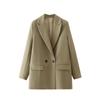 Autumn Winter Women Coat Stylish Tops Fashion Office Wear Women's Jacket Outerwears 2024 Women Chic Office Lady Vintage Coat Collar Long Sleeve