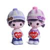 Resin Miniature Sweet Boy Girl Figures Bobblehead Wedding Decoration Doll  Hobby Collectibles Gifts
