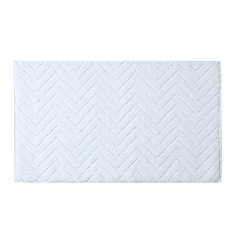 All-Cotton Thickened Non-Slip White Floor Towel for Five-Star Hotels & Homestays